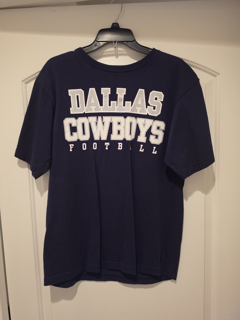 NFL Dallas Cowboys Navy Short Sleeve Tee with White Lettering
